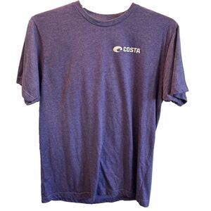Costa Men’s Sunset Arch Graphic T-Shirt Purple Heather Size L Short Sleeve Tee